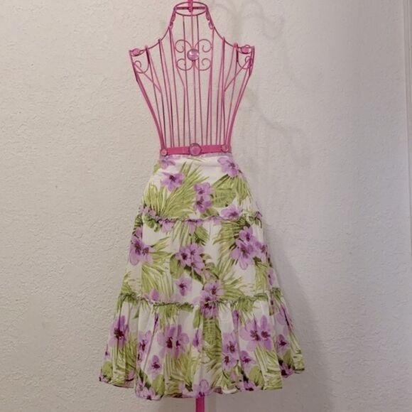 Speechless floral print gypsy ruffle skirt size 3 - Picture 5 of 16